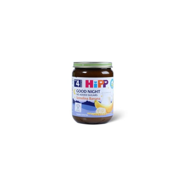 Hipp Good Night Mlečna Kašica Banana-Griz 190G Al5512-U
