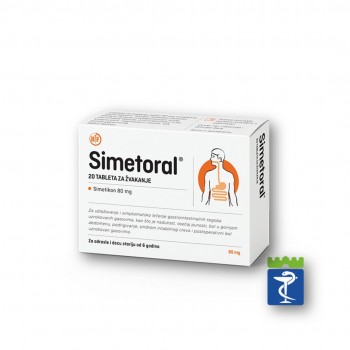 Simetoral tablete za žvakanje a20 Simetoral tablete za žvakanje a20