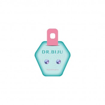 Bijoux minđuša svetlo roze krug