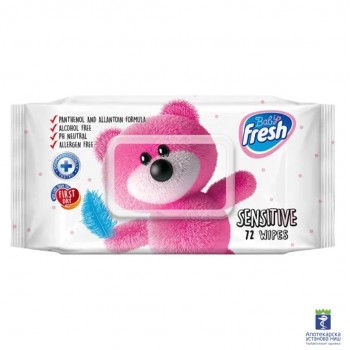 Baby Fresh Sensitiv vlažne maramice a72