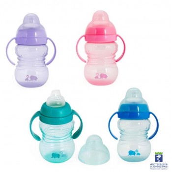 Elfi šolja sa silikonskim piskom i poklopcem 250ml RK37