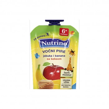 Nutrino pire jabuka banana keks 100g