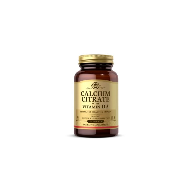 Solgar Calcium Citrate With Vitamin D3 Tablete A60