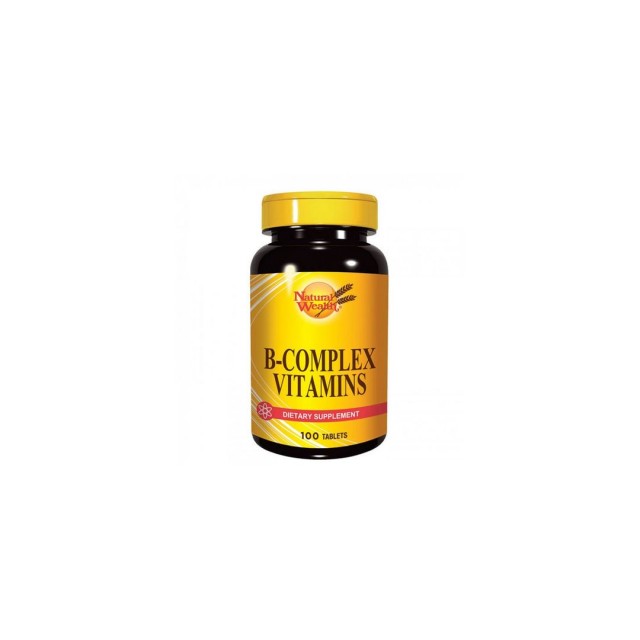 Natural Wealth B-Complex Vitamins Tablete A100 Natural Wealth B-Complex Vitamins Tablete A100