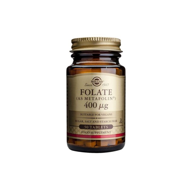 Solgar Folat Tbl 50X400Mcg
