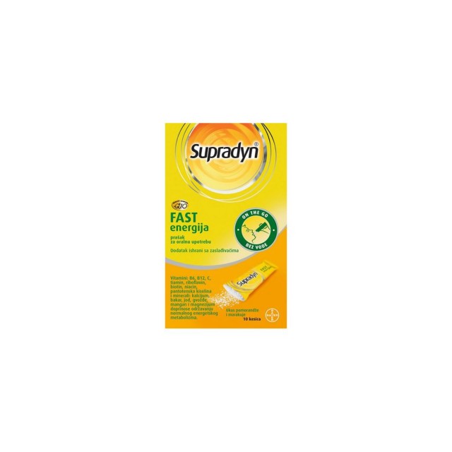 Supradyn Fast Energija Kesica A10