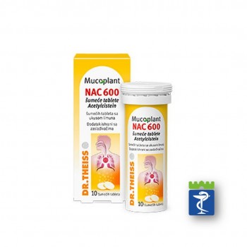Mucoplant NAC 600 šumeće tablete a10