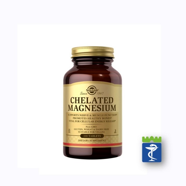 Solgar Chelated Magnesium Tablete A100