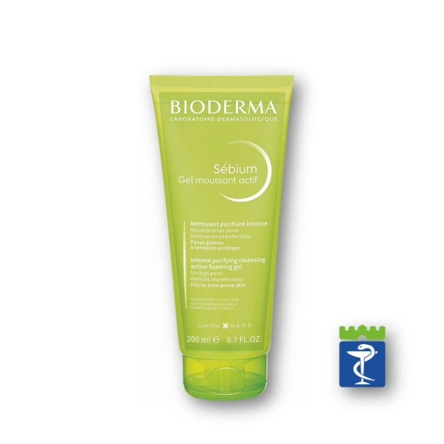Bioderma Sebium Gel Actif 200Ml Bioderma Sebium Gel Actif 200Ml