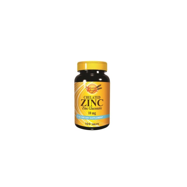 Natural Wealth Chelated Zinc Tablete 100X10Mg Natural Wealth Chelated Zinc Tablete 100X10Mg