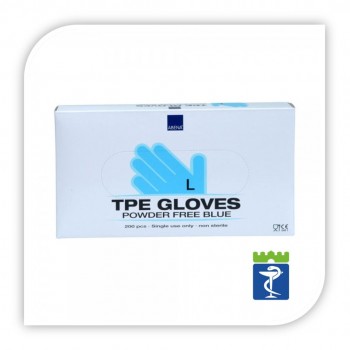 Rukavice TPE plave L a200 