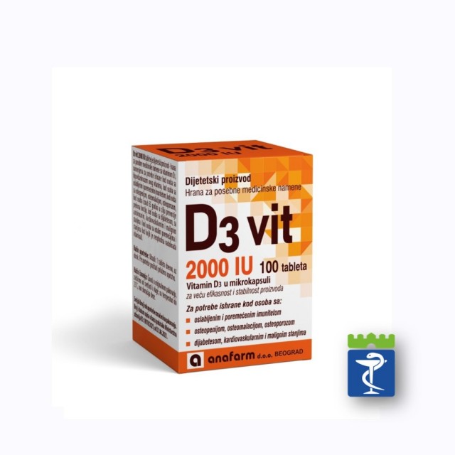 Vitamin D3 2000Ij Tablete A100