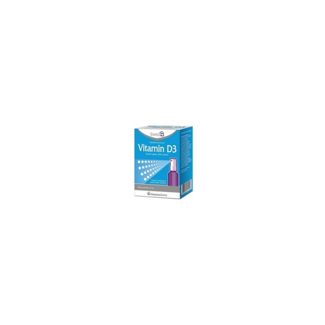 Swiss+ Vitamin D3 Oral Sprej 500Ij/8Ml