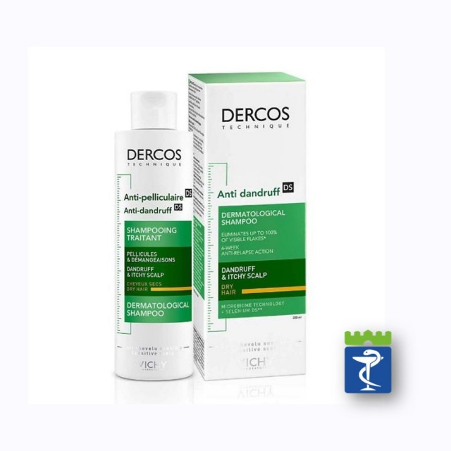 Vichy Dercos Ad Šampon Protiv Peruti Za Suvu Kosu 200Ml