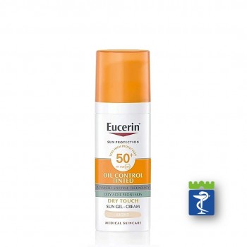 Eucerin SUN Oil Control Tonirani Gel-krem za zaštitu masne kože od sunca SPF 50+ svetli 50ml 87937
