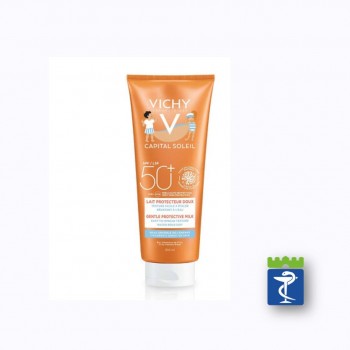 VICHY CAPITAL SOLEIL Мleko za zaštitu osetljive dečje kože od sunca za lice i telo SPF50+ 300ml VICHY CAPITAL SOLEIL Мleko za zaštitu osetljive dečje kože od sunca za lice i telo SPF50+ 300ml