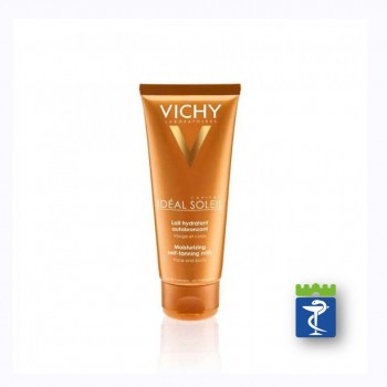 VICHY CAPITAL SOLEIL Hidratantno mleko za samopotamnjivanje lica i tela 100ml