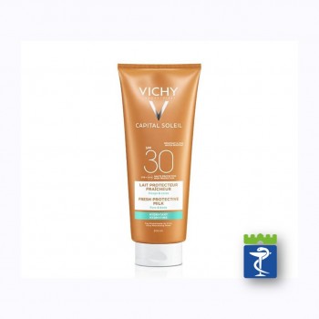 VICHY CAPITAL SOLEIL Hidratantno mleko za zaštitu od sunca za lice i telo SPF30 - porodično pakovanje 300ml