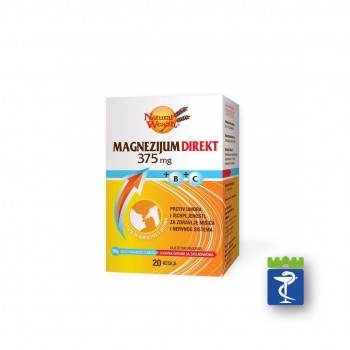 Natural Wealth Magnezijum 375mg direkt a20 Natural Wealth Magnezijum 375mg direkt a20
