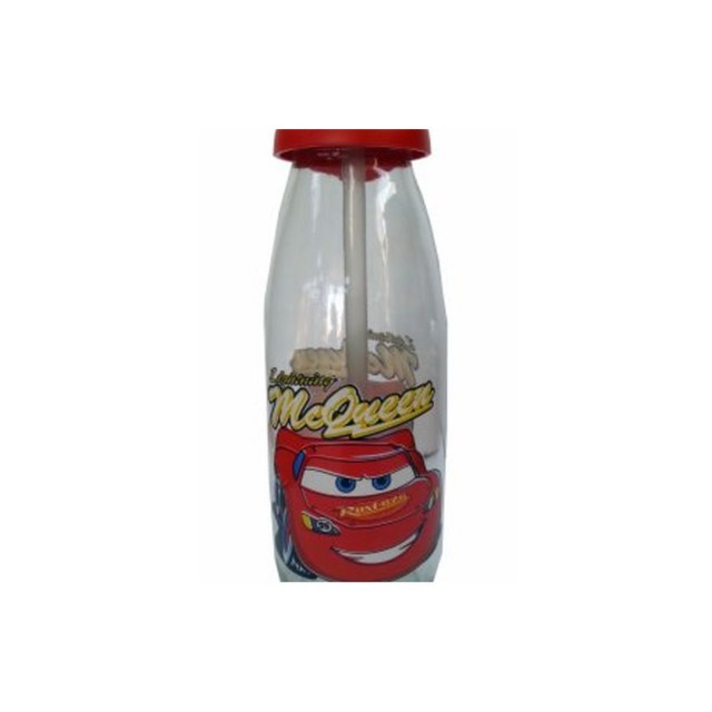 Boca Staklo Sa Slamkom 500Ml Cars