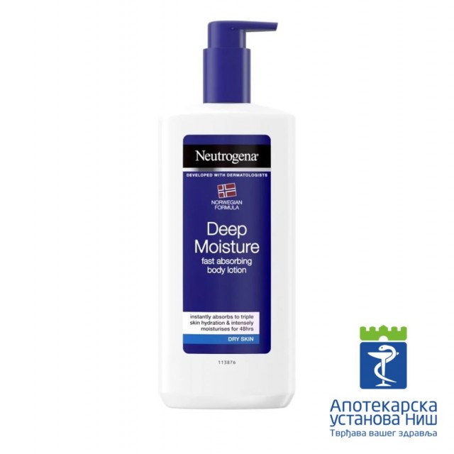 Neutrogena Deep Moisture Losion 400Ml Neutrogena Deep Moisture Losion 400Ml