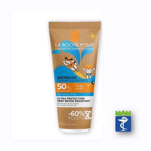 La Roche-Posay Anthelios Dp Wet Skin Losion Za Zaštitu Od Sunca Za Mokru Ili Suvu Kožu Za Decu Spf50+ 200Ml La Roche-Posay Anthelios Dp Wet Skin Losion Za Zaštitu Od Sunca Za Mokru Ili Suvu Kožu Za Decu Spf50+ 200Ml