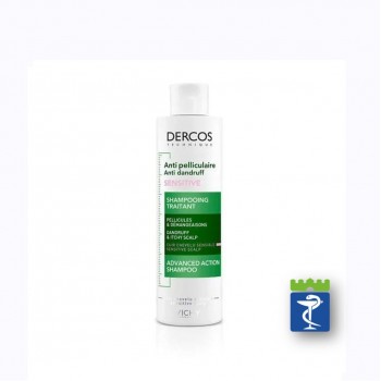VICHY DERCOS šampon protiv peruti za osetljivu kožu glave bez sulfata 200ml VICHY DERCOS šampon protiv peruti za osetljivu kožu glave bez sulfata 200ml