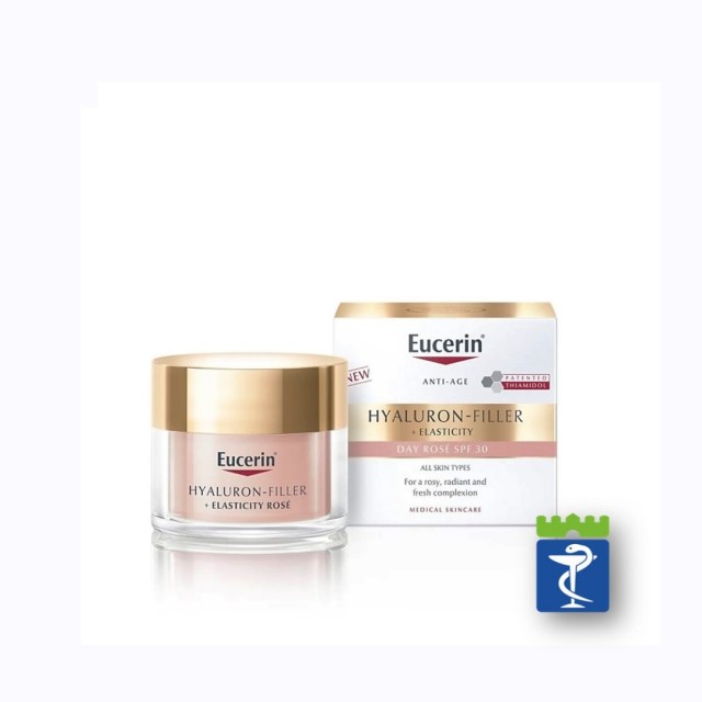 Eucerin Hyaluron-Filler + Elasticity dnevna krema SPF 30 Rose 50ml 63803 Eucerin Hyaluron-Filler + Elasticity dnevna krema SPF 30 Rose 50ml 63803