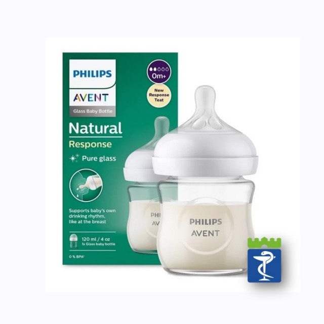 Avent Natural Response staklena flašica 120ml Avent Natural Response staklena flašica 120ml