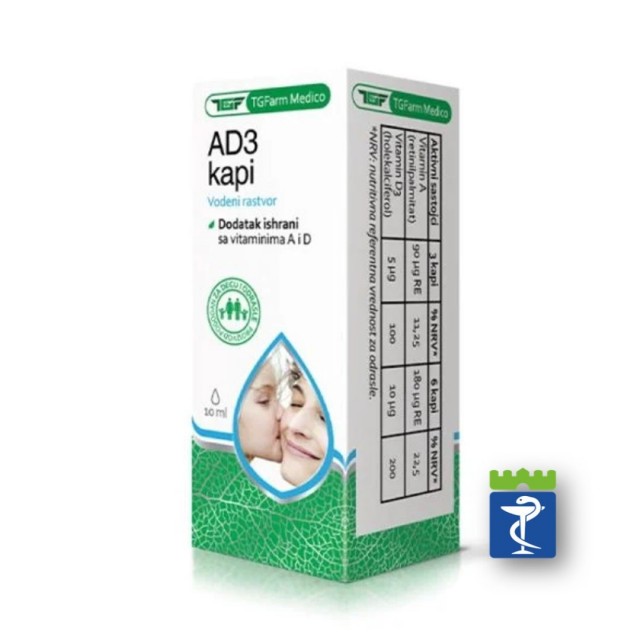 Tg Ad3 Vodene Kapi 10Ml