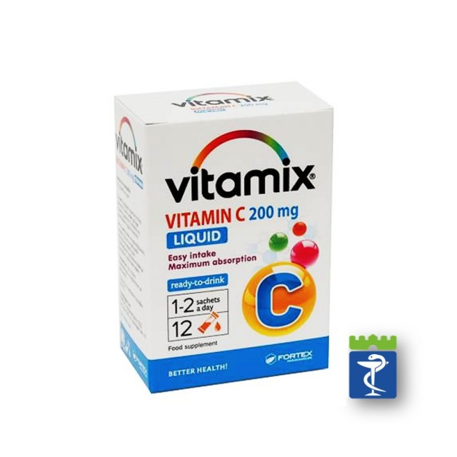 Vitamix Vitamin C Liquid 200Mg Kesice 12X4Ml