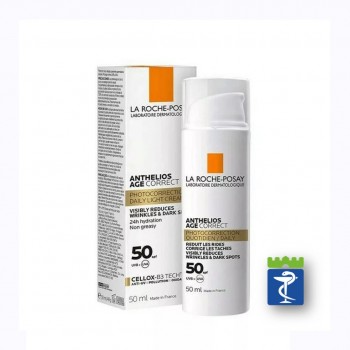 La Roche-Posay ANTHELIOS AGE CORRECT SPF50 Dnevna zaštita od sunca koja ispravlja znakove starenja, bore, tamne mrlje i elastičnost 50ml