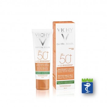 Vichy Capital Soleil Matirajuća krema 3u1 SPF 50+ 50ml