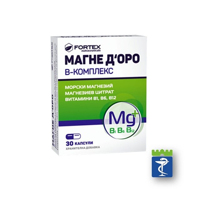 Magne D'oro + B Komplex Kapsule A30