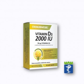Vitamin D3 2000ij kapsule a30 
