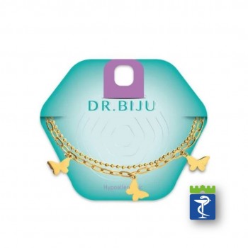 Bijoux narukvica zlatni leptirici