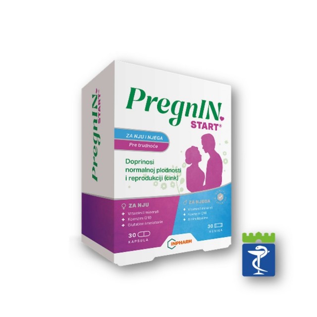 Pregnin Start 30 Kapsula + 30 Kesica Pregnin Start 30 Kapsula + 30 Kesica
