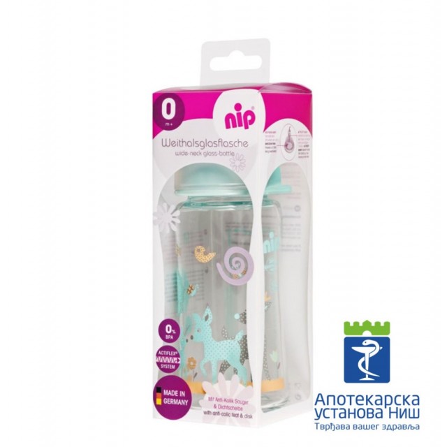 Nip Staklena Flašic 240Ml Deer Mint