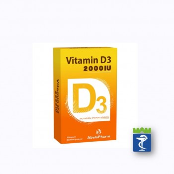 Vitamin D3 2000ij kapsule a30 Vitamin D3 2000ij kapsule a30