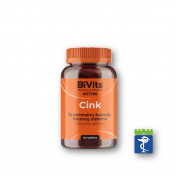 Bivits activa cink tablete a60