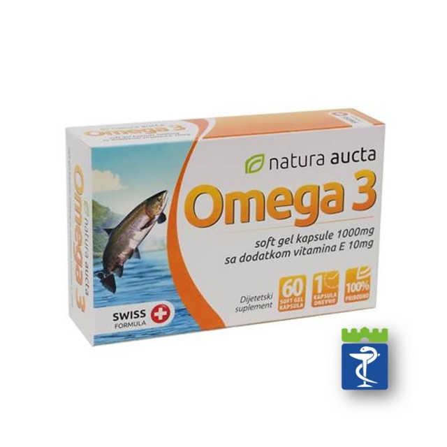 Omega 3 + Vitamin E Soft Gel Kapsule 60X1000Mg