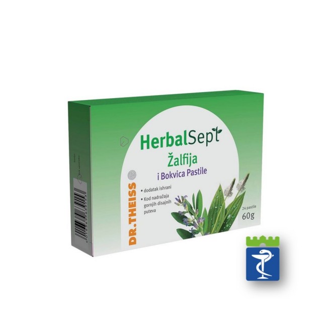 Herbalsept Pastile Sa Žalfijom I Bokvicom A24