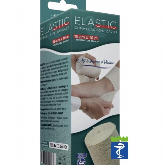 Elastični Zavoj 15Cmx10M Elastični Zavoj 15Cmx10M