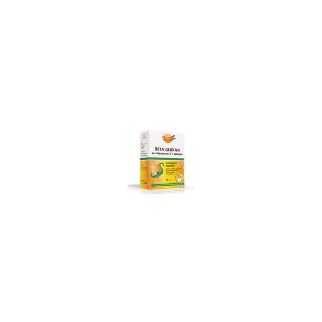 Natural Wealth Beta Glukan Sa Vitaminom C I Cinkom Kesice A20