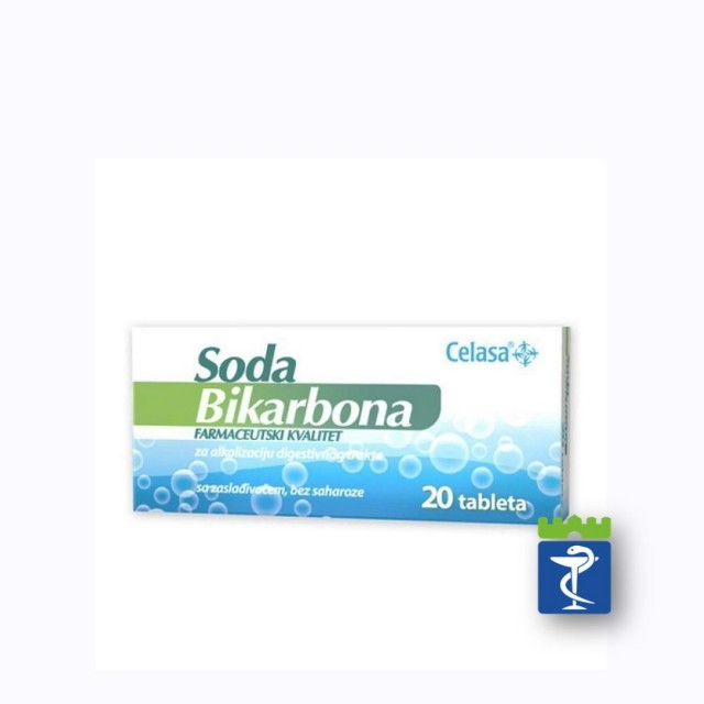 Soda Bikarbona Celasa Tablete A20