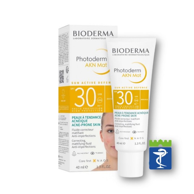 Bioderma Photoderm Akn Mat-Fluid Spf30 40Ml