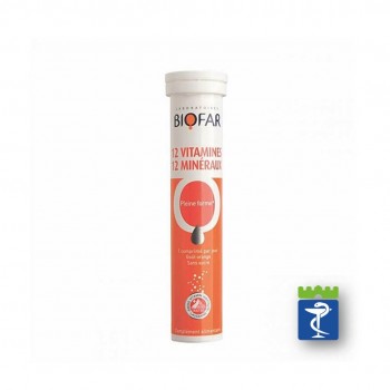 Biofar 12 vitamina +12 minerala eff a20