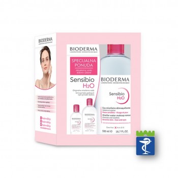 Bioderma Sensibio H2O AR micelarna voda 500+250ml promo Bioderma Sensibio H2O AR micelarna voda 500+250ml promo