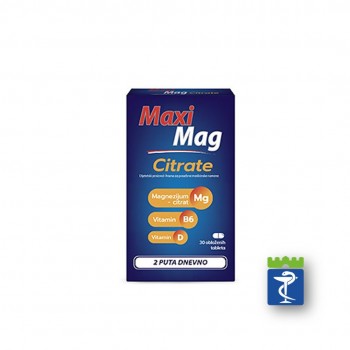 Maxi Mag Citrate 30 tableta 