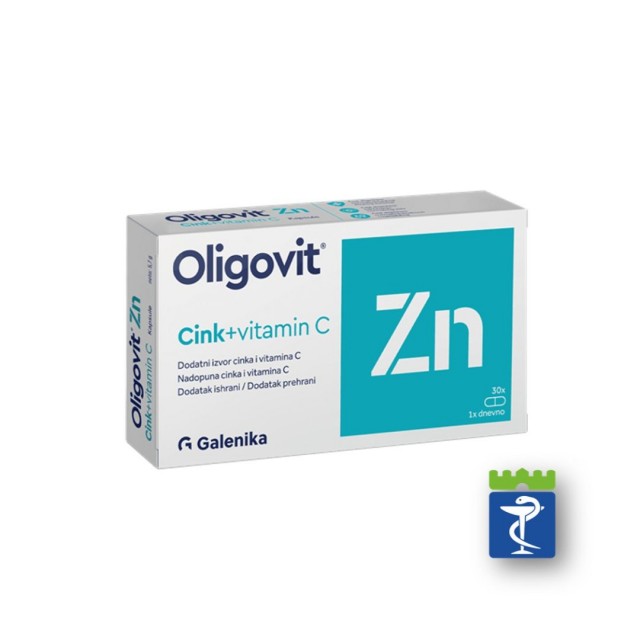 Oligogal Zn + Vitamin C Kapsule A30 Oligogal Zn + Vitamin C Kapsule A30